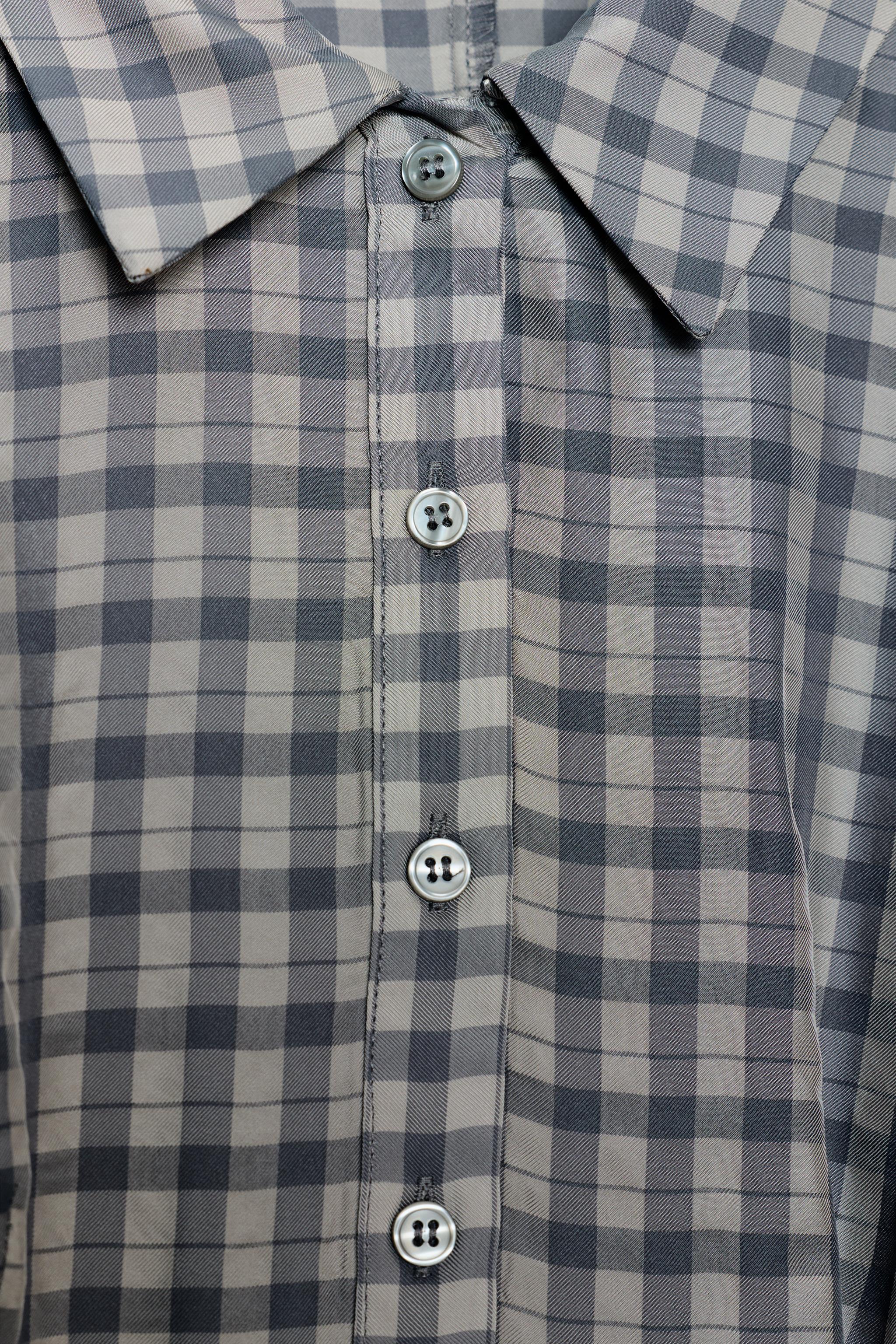 PLAID RUFFLED SHORT DRESS